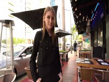 Melody Marks - Waitress Swallow And Rides Huge BWC