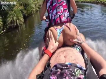 Essie Gotback - Big Ass Latina Takes A Ride On A Dick And A Jet Ski