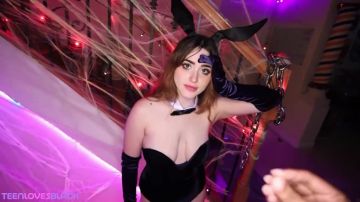 Lilibet Saunders - Slutty Bunny Busty Teen Loves Black Cock