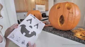 Crystal Clark - Pumpkin Carving With My Horny Step Aunt Turns Into Hardcore Taboo Halloween Fuck 08 05 2026
