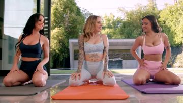 Anna Claire Clouds, Jennifer White, Hailey Rose - Chapter 1: Big Tit Yoga 2026 08 24